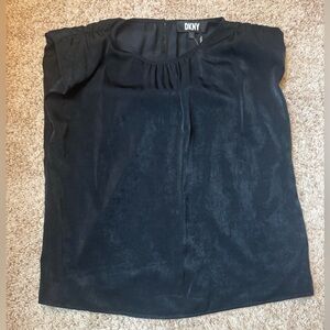 DKNY Elegant Black Blouse